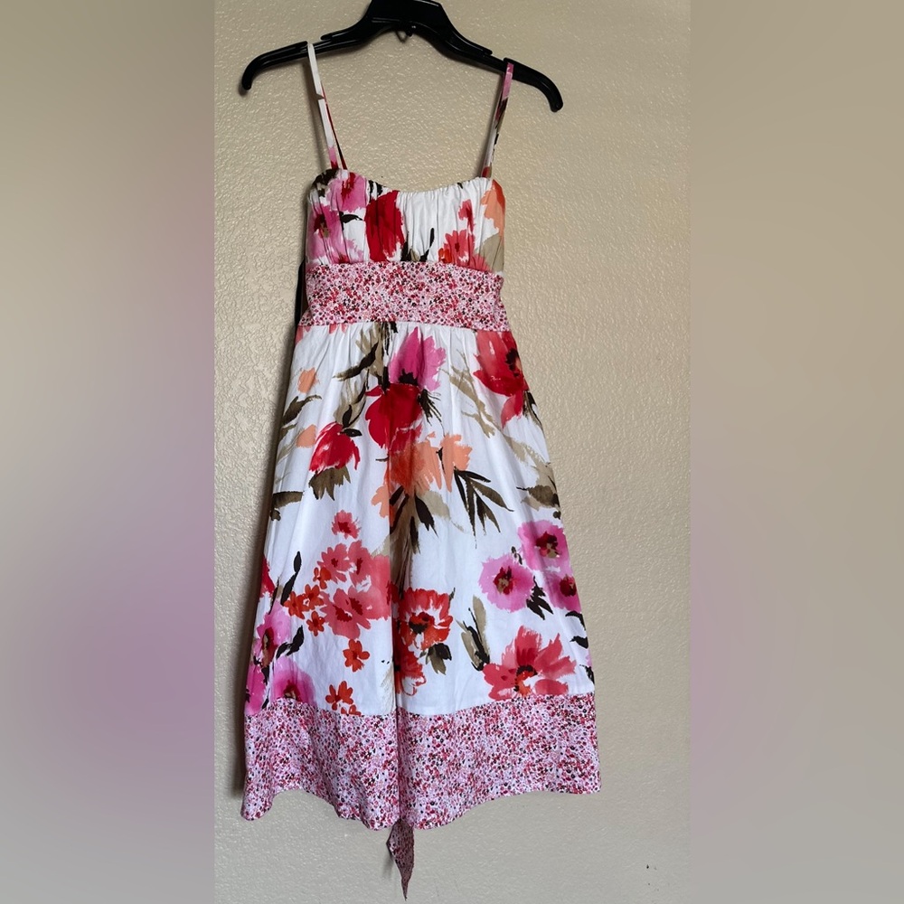 RETRO VIBES MY MICHELLE  FLORAL KNEE LENGTH SUNDRESS